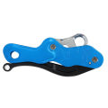Rope Stop Descender Hand Control Protective Stop Descender for Rock Climbing. 