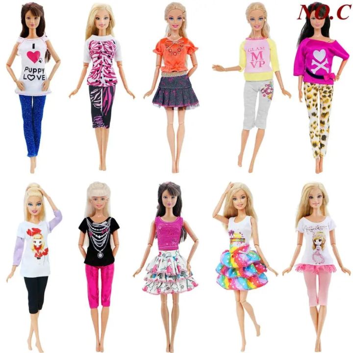 Storewide Sale】 10 Pcs/Set Fashion Princess Doll Clothes for Doll