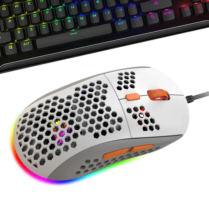 KOKKO%20M8%20Ergonomic%20Gaming%20Mouse%20Adjustable%20800-6400dpi%20Rgb%20Lighting%20Wire-controlled%20Mouse%20For%20Computer%20Notebook%20-%20Image%203