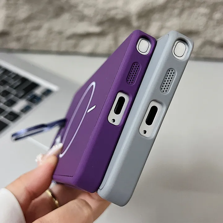 NEW%20Desert%20Titanium%20Gold%20lens%20frame%20holder%20magnetic%20silicone%20case%20for%20Samsung%20Galaxy%20S25%20S24%20Ultra%20magsafe%20charging%20soft%20back%20cover%20-%20Image%205