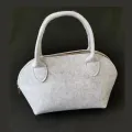 Cross-Border Delivery Portable Felt Bag Solid Color Small round Bag Wholesale Can Be Added logo Event Gifts. 