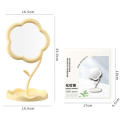 High-Definition Makeup Mirror Reflective Sunflower Shaped Desktop Dressing Mirror Cute Detachable Sunflower Mirror for Home Decor  Image Versatile Space Saving Gift-Ready Vanity Accessory Bedroom. 