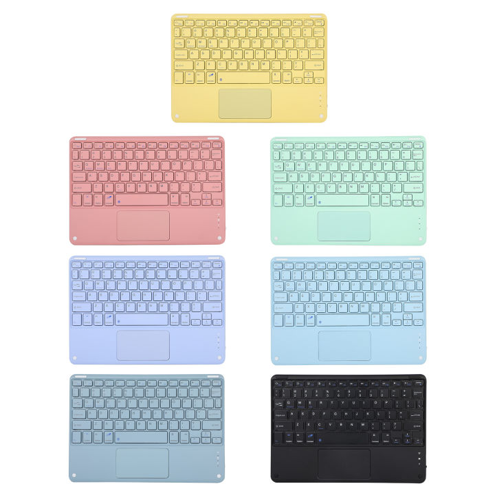 【Cingo】Popular suitable ipad wireless Bluetooth keyboard Huawei Xiaomi three-system universal 10-inch Bluetooth touch keyboard