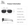 LouisWill Photochromic Sunglasses Sports Men Sunglasses Fashion Polarized Sunglasses Auto Color Changing Sunglasses Driving Glasses Dual-Use HD Reading Glasses. 