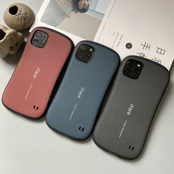 Luxury iFace matte phone case for iPhone 14 13 12 11pro X XR XS Max slimming waist silicone back cover for iPhone 6 6s 7 8 Plus