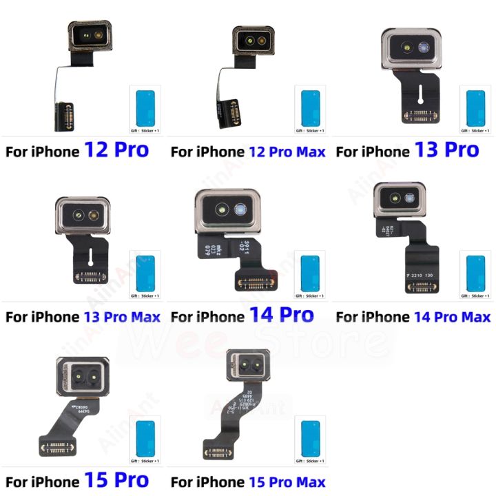 NEW%20100%25%20AiinAnt%20Origina%20Proximity%20Ambient%20Light%20Lidar%20Sensor%20Flex%20Cable%20For%20iPhone%2012%2013%2014%2015%20Pro%20Max%20Plus%20mini%20with%20Sticker%20-%20Image%202