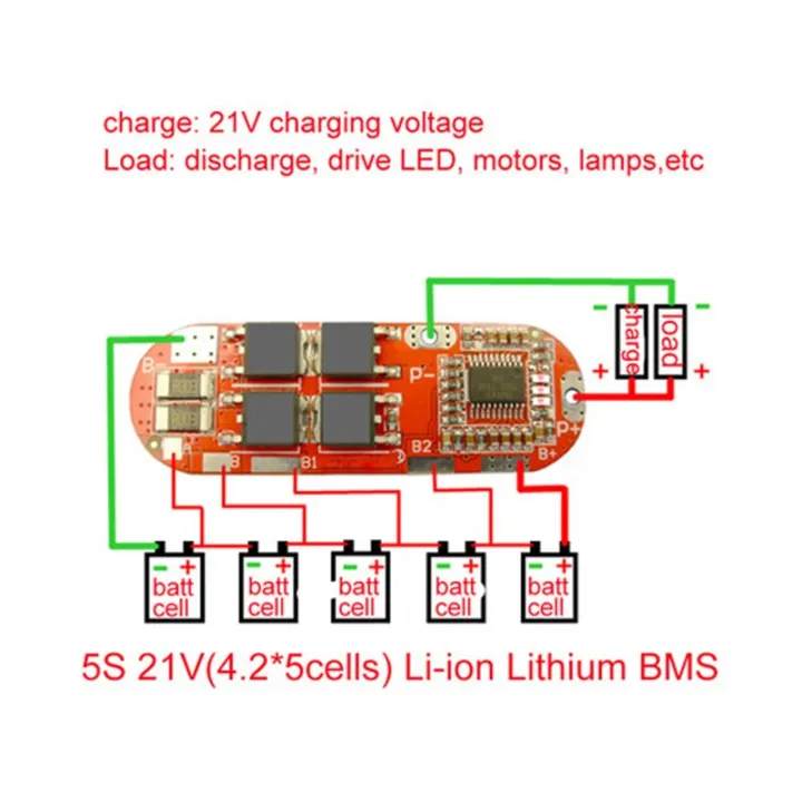 BMS%2025A%203S%2012.6V%204S%2016.8V%205S%2021V%2018650%20Li-ion%20Lithium%20Battery%20Protection%20Circuit%20Charging%20Board%20Module%20PCM%20Polymer%20Lipo%20Cell%20PCB%20-%20Image%206