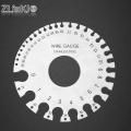 0-36 Round AWG SWG Wire Gauge Thickness Ruler Gauge Diameter Stainless Steel Measurer Tool Welding Inspection Wire Gauge. 