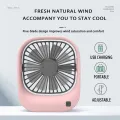 Portable Mini Fan ZB083 |  desk fan desktop handheld mini fan USB charging desktop student dormitory silent fan. 