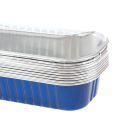 10pcs Aluminum Foil Baking Cake Box Cupcake Baking Pan Pudding Box With Lid ANLAN. 