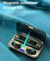 F9 Extra Bass Bluetooth Earbuds Headset With 2200mah Power Bank IPX7 Waterproof Touch with Mic. 