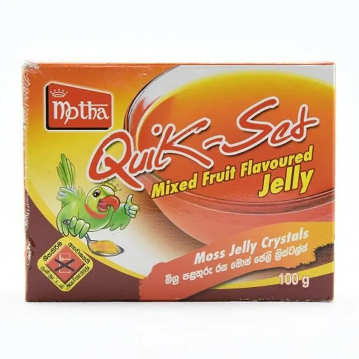 Motha Jelly - Quick Set - Mixed Fruit 100g