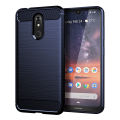 lthmy for Nokia 3.2 Case Carbon Fiber TPU Soft Silicone Back Cover Armor Phone Case Casing. 
