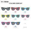 OQ BOGA 8 Colors Unisex Oval Frame Anti UV Polarized Kids Sunglasses Children Outdoor Eye Protection Full Rim Sun Glasses. 