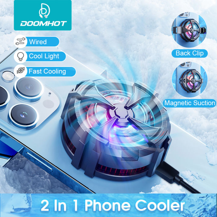 Doomhot 2 In 1 Phone Cooler Mobile Phone Radiator Semiconductor Fast ...