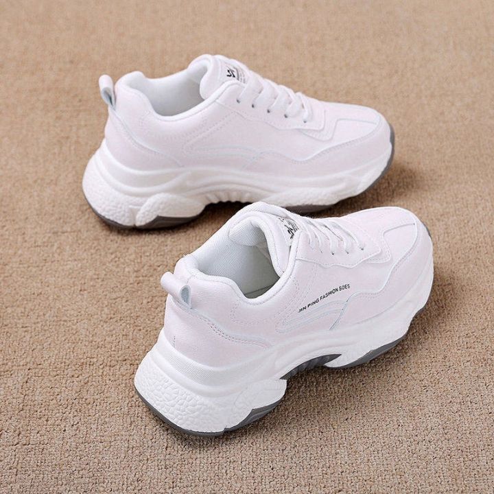 【Miga Plaza】❀✴ world balance shoes womens volleyball shoes for women rubber shoes for women korean shoes for women DaddyFemale Female  New Thick Escaway PoorShoes Female Korean