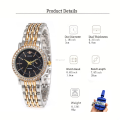 Ambiguoose New Fashion Women Watches Stainless Steel Strip Quartz Watch CloProfesional ck Fashion Casual Relogio Feminino Girl Student Women Wristwatch. 