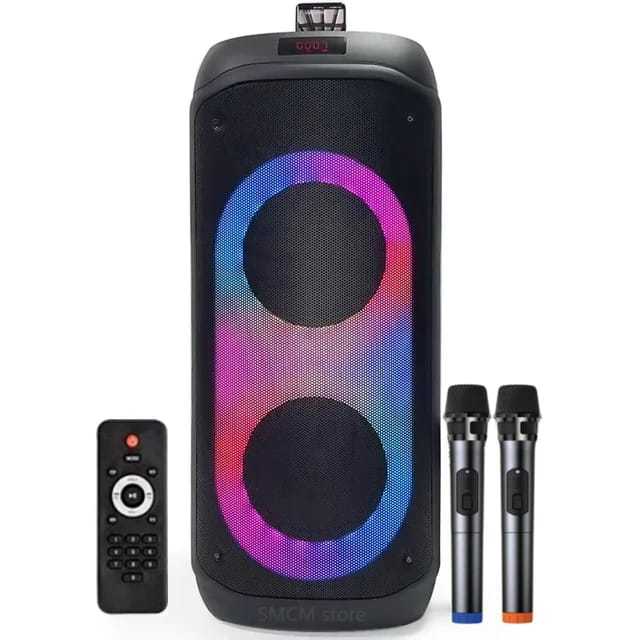 NDR-810 Peak Power 6000W - Dual 8 Inch Karaoke Party Box Speaker | Daraz.lk