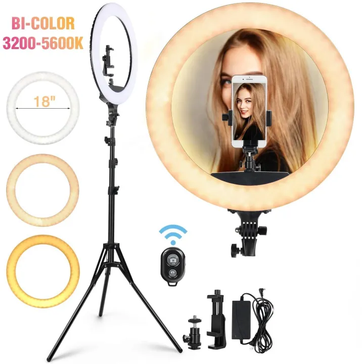 10%20Inch%20Beauty%20Ring%20Light%20for%20Smartphones%20With%20Tripod%202CM%20Selfie%20LED%20Ring%20Light%20With%20Adjustable%20Phone%20Holder%20360%20Rotatable%20Ring%20LED%20Studio%20Camera%20-%20Image%204