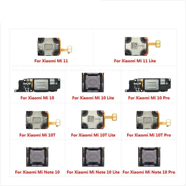 Earphone Earpiece Top Ear Speaker Parts for Xiaomi Mi 11 Ultra 11i 11T 10T Note 10 Pro Lite