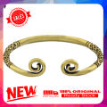 Man Woman Brass Adjustable Hand Bracelet Bangle Valentine Day Jewelry Gift Cuff. 