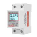 3 Phase 4 Wires Electric Energy Meter Din Rail Electricity Usage Meter 50/60HZ Power Consumption Monitor 100A AC 3*230/400V. 