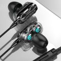 Earbuds 3D Stereo Dual Driver Music Earphone Strong Bass HIFI Sport In-Ear Headphone Smart Phone Headphone Wired Tuning. 