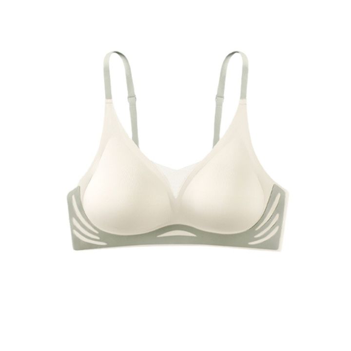 WX%20Contrasting%20Color-Lifting%20Soft%20Support%20Small%20Chest%20Push-Up%20Women's%20Underwear%20Naked%20Feeling%20Traceless%20Non-Steel%20Ring%20Breast-Closing%20Anti-Sagging%20Bra%20-%20Image%207