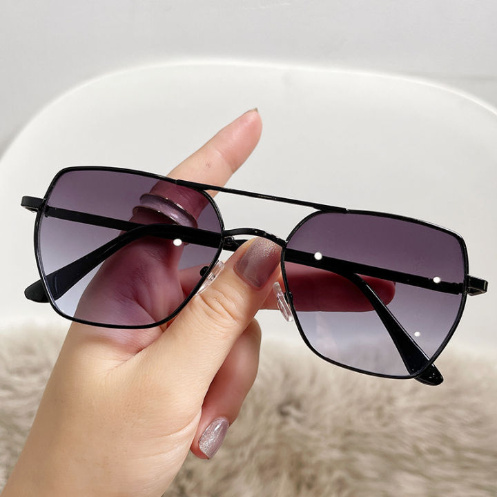Summer Sunshade Beach Women Sunglasses Metal Fashion