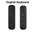 G60S Pro BT 5.0 2.4G Gyroscope Air Mouse Voice Remote Control English Mini Keyboard for Android Smart TV Box PC. 