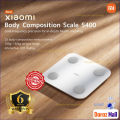 Xiaomi S400 Mi Body Composition Scale, Dual-frequency Precision For In-depth Health Checkin, V2 Body Fat Weighing Scale LED Display Bluetooth App. 