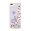 Anti-knock imitation leather Phone Case For iphone 7/8/iphone SE 2020/SE2 pearl bracelet soft case Skin-friendly feel. 