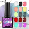 Monja 8ml Pure Color UV LED Nail Gel Varnish Soak-off Nail Art Gel Varnish DIY Painting Manicure Beauty Tools. 