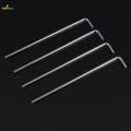 50Pcs Tent Pegs 20cm Garden Stakes Nails Aluminum for Outdoor Camping Sturdy. 