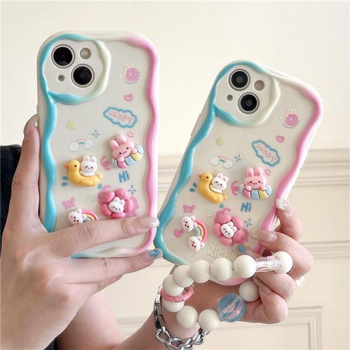 Case%20Cover%20For%20Infinix%20Hot%2030i%2020i%2020%204G%2012%2030%209%20Play%20Smart%207%206%20HD%20Plus%20shell%20Soft%20Clear%20Silicone%20Bracelet%20Chain%20Cream%20Wavy%20Edge%20Cartoon%20Bear%20Rabbit%20Cartoon%20Cute%20Luxury%20INS%20Back%20Cover%20Fashion%20Bumber%20Shockproof%20Camera%20Protective%20Full%20Protection%20-%20Image%203