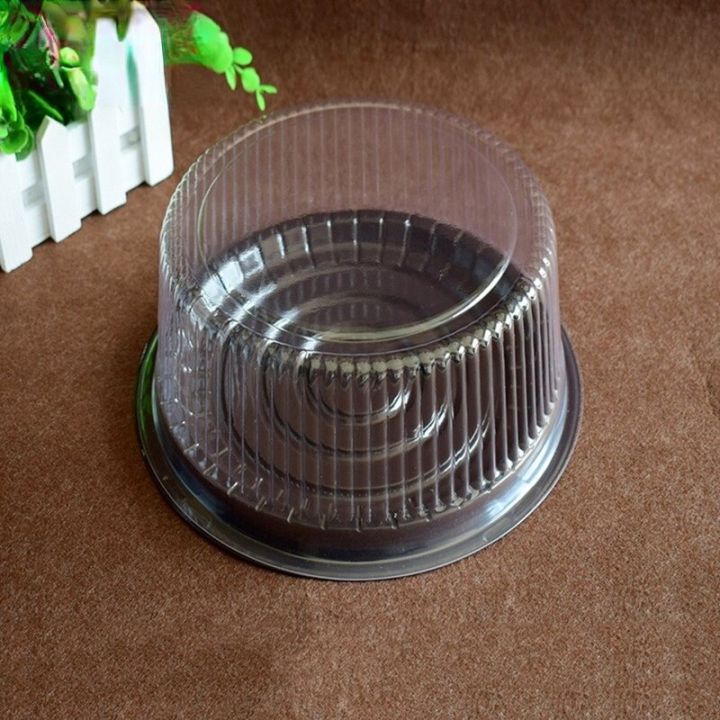 10pcs%208/6%20Inch%20Transparent%20Cake%20Box%20Plastic%20Cake%20Boxes%20And%20Packaging%20Transparent%20Clear%20Cupcake%20Muffin%20Dome%20Holder%20Cases%20Wedding%20-%20Image%205
