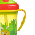 Radiant Straw Bottle Cartoon Design Baby Feeding Sippy Bottle. 