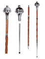 Drum Major Band Leader Mace(Stick) - Staves & Stick Plain Head Ball Top Chrome Drum Major Mace Gpc-1097. 