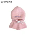 Pet Hat with Scarf Cozy Woolen Pet Hat Neck Scarf Set Soft Warm Fade-resistant Winter Supplies for Beloved Pets Non-binding Pet Hat. 