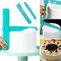 Adjustable Cake Scraper Cake Smoother Foster Fondant Smoothing Tool Cake Polish for Cake Decorating Tools Edge Side Smoother Sugar craft Icing Mold Plastic Right angle icing tool. 