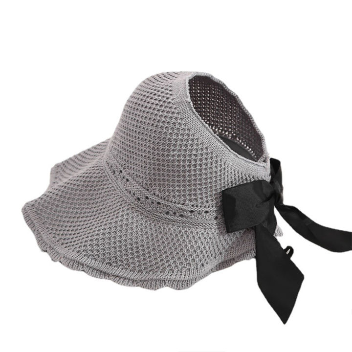 Yfashion%20Straw%20Hat%20Korean%20Style%20Sun%20Hat%20Women'S%20Fashion%20Hollow%20Hat%20Summer%20Travel%20Foldable%20Sun%20Hat%20Big%20Brim%20Bow%20Straw%20Hat%20Wholesale%20-%20Image%208