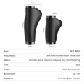 WEST BIKING Ultra Fine Fiber Leather Mountain Bike Handlebar Short/long Bike Grip Handlebar End Anti Slip Aluminum Lock. 