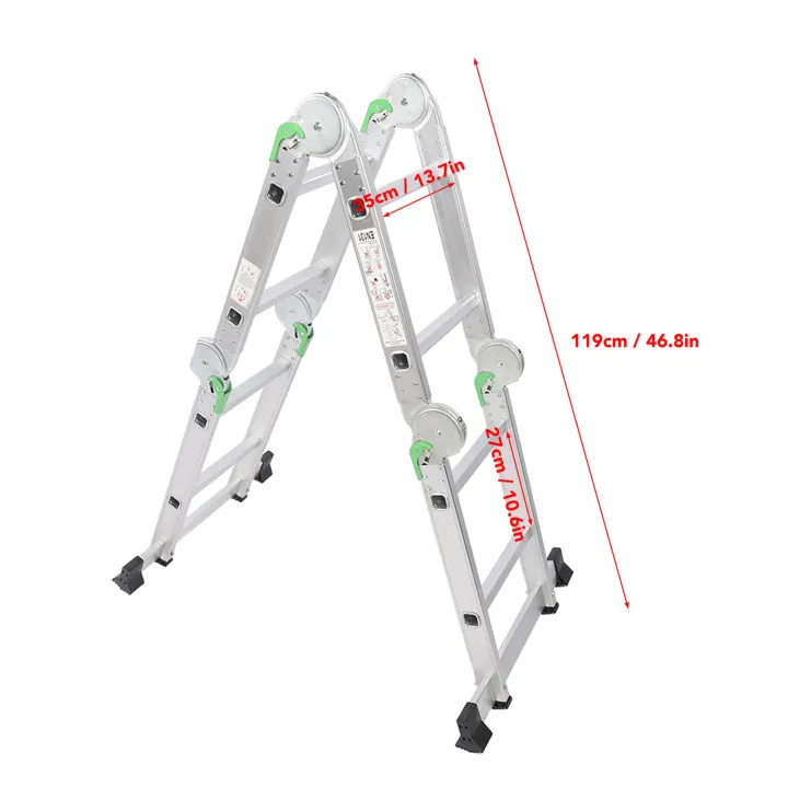Heavy%20Duty%20Ladder%20Collapsible%20Ladder%20Non%20Slip%20Design%20Flexible%20Use%20Aluminum%20Alloy%20Various%20Forms%20150kg%20Load%20Capacity%20for%20Outdoor%20Projects%20-%20Image%202