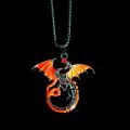 Luminous Dragon Necklace for Men and Women Fashion Vintage Pendant Long Stainless Steel Jewelry Sweater Chain Trendy Accessories. 