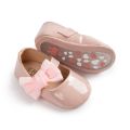 KIDSUN Baby Cute Bow Princess Shoes Solid Colour Soft Bottom First Toddler Shoes 0-18 Months Newborn Baby Shoes Girl. 