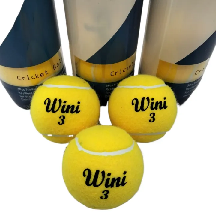 Wini%20Cricket%20Ball%201%20Ball%20/%201%20Tin%203%20Ball%20Yellow%20Colour%20Indoor%20Outdoor%20Wini3%20%20Ball%20Sanabil%20Sanaabil%20Sports%20-%20Image%202
