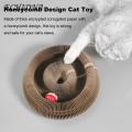 Honeycomb Design Cat Toy Interactive Cat Scratching Toy with Ball Foldable Accordion Design for Endless Fun Magic Cat Scratch Pad for Active Kitties Buy Corrugated Cat Scratcher. 