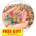 Crystal Soil Water Beads 400 Pcs (Plant Grow Magic Jelly Balls). 