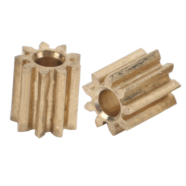 2pcs%20Car%20Motor%20Gear%20Motor%20Pinion%20Gear%20Brass%20Drive%20Gear%20Cogwheel%20Pinions%20Replacement%20for%20Duplo%20Intelli%20Lok%20Module%200.5%209%20Teeth%20-%20Image%205