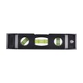 Horizontal Ruler 3 Bubble Spirit Level Magnetic ABS Shell Mini Pocket Portable Spirit Level Tool Measure Tool Machinery Leveller. 